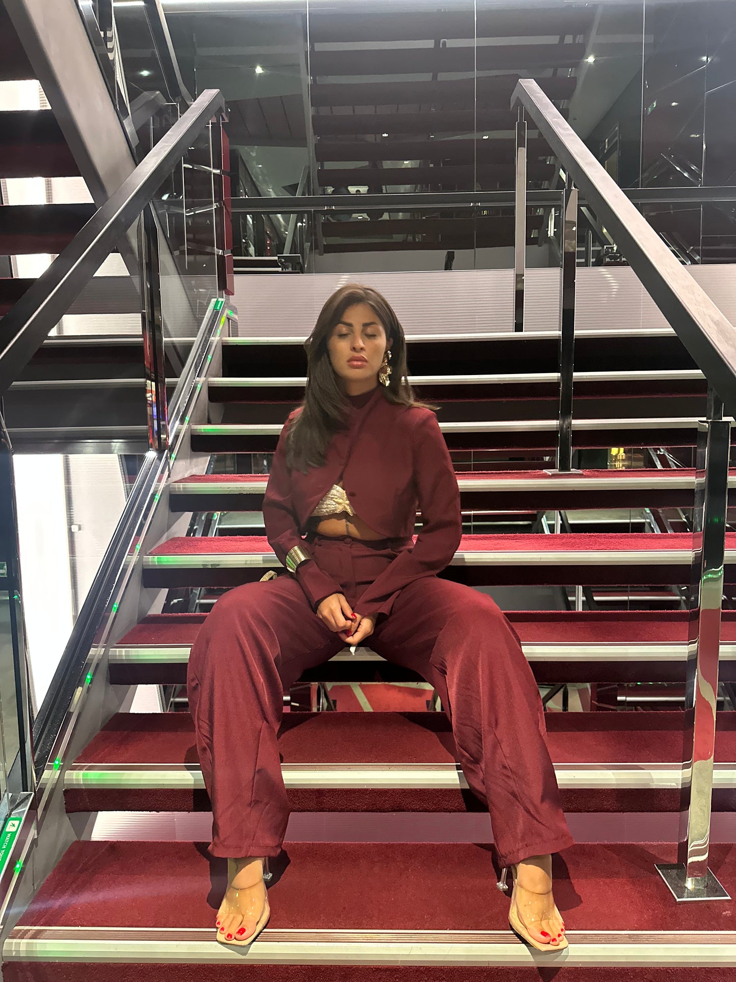 Tailleur ballon elegante