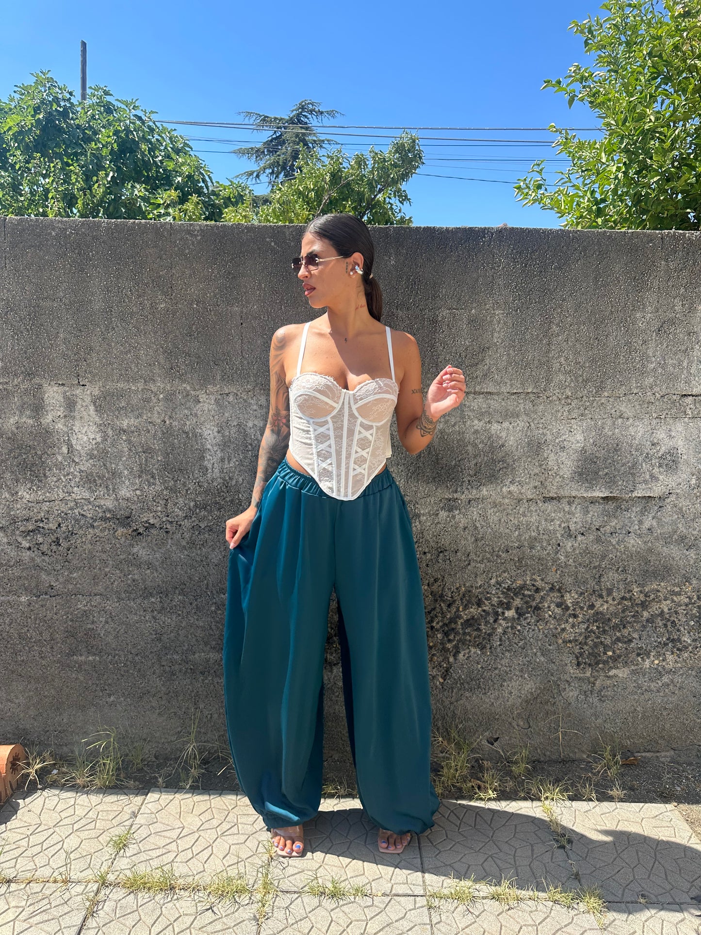 Ballon verde petrolio