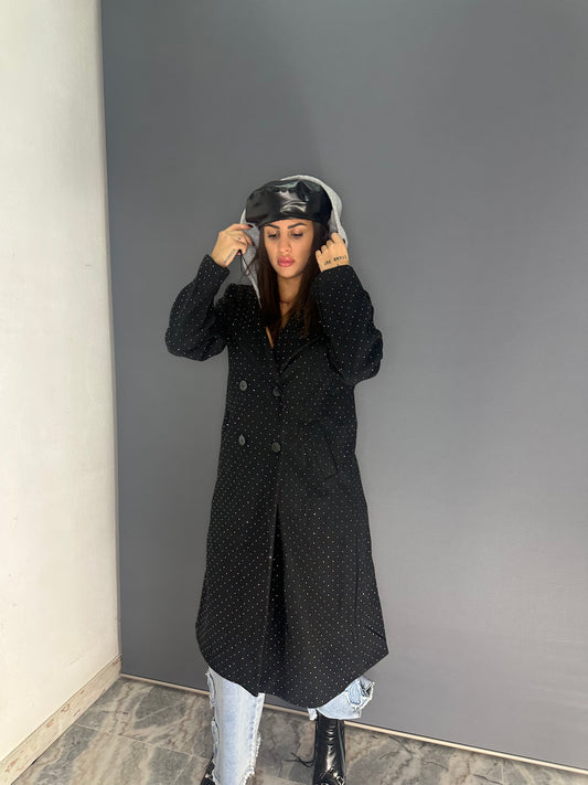 Cappotto luxury con cappuccio