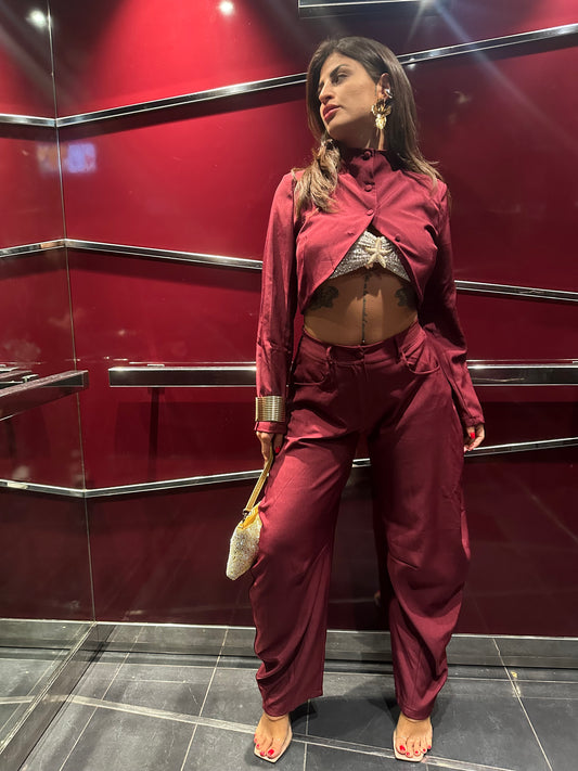 Tailleur ballon elegante