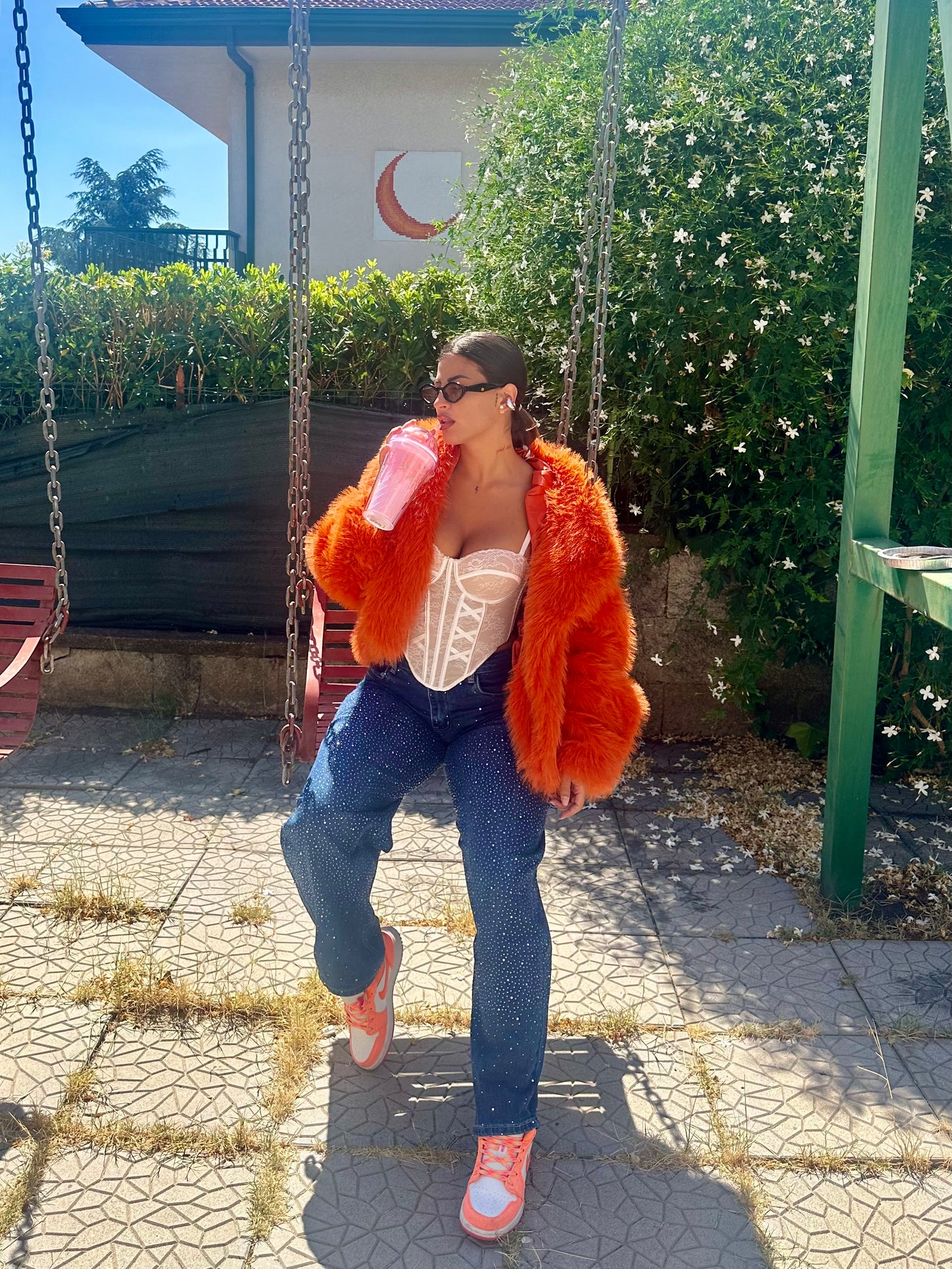 Jeans ballon glitter