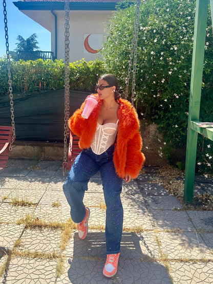 Jeans ballon glitter