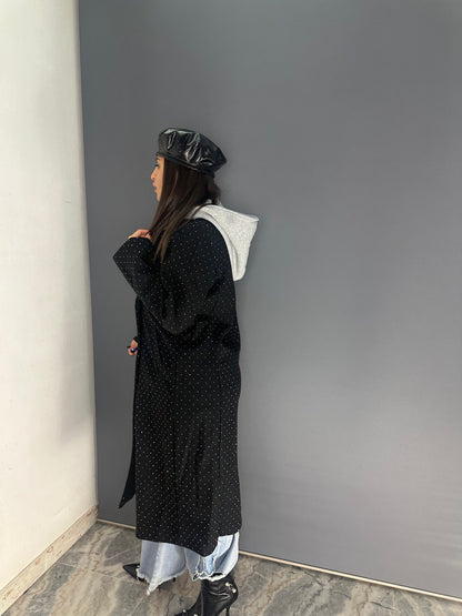 Cappotto luxury con cappuccio