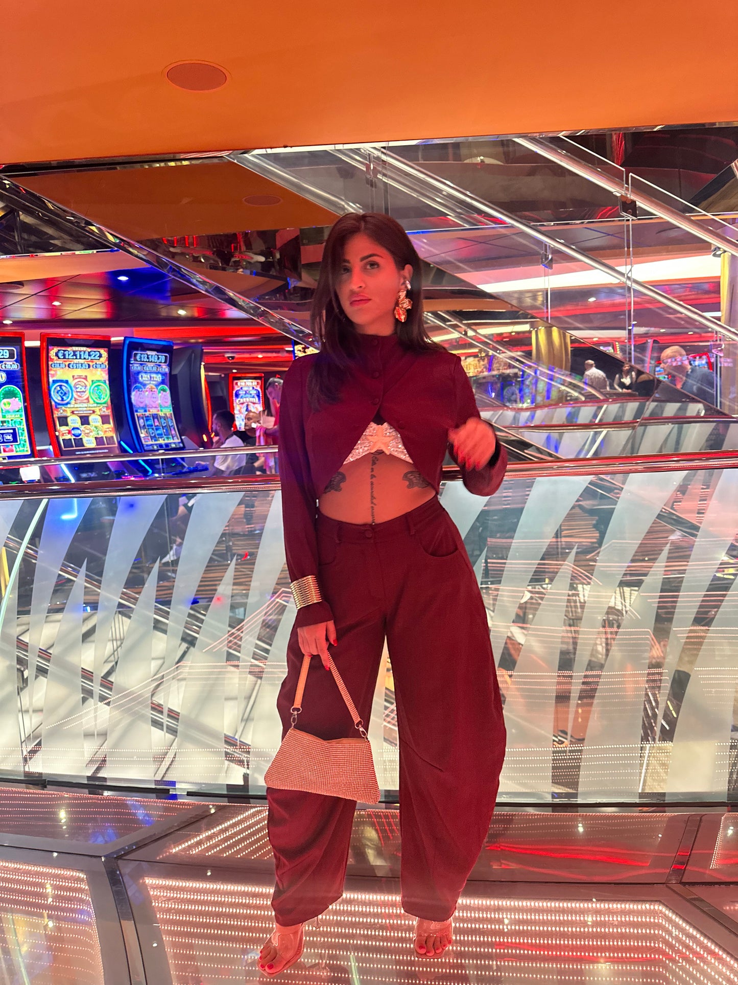 Tailleur ballon elegante