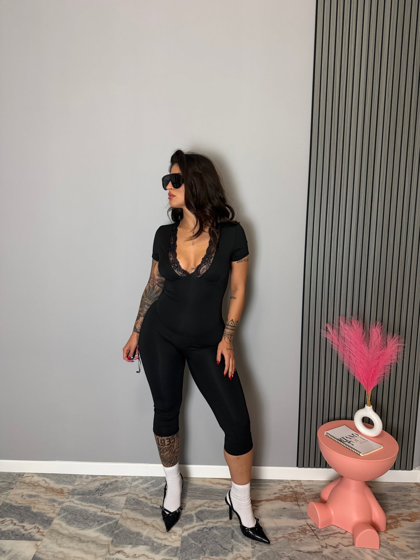 Black body suit